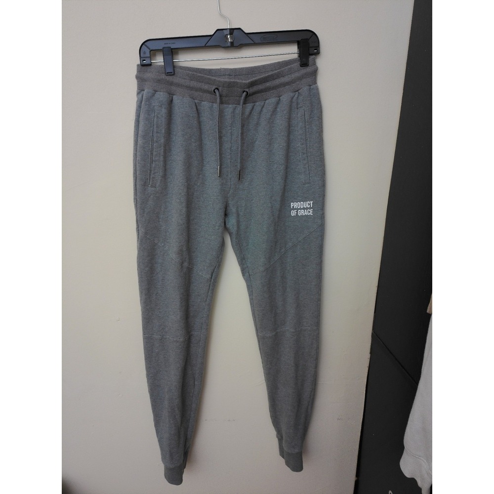 Product Of Grace Primo Jogger Mens Medium Gray Athletic Sweatpants Relaxed Fit